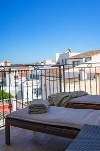 Balcony o terrace sa Hotel San Miguel Menorca