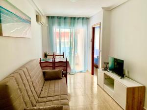 Część wypoczynkowa w obiekcie Apartamento de la playa