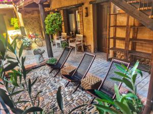 Balkón alebo terasa v ubytovaní Albergue El Encanto