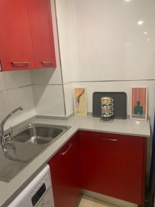 Kuchyňa alebo kuchynka v ubytovaní Estudio Alameda