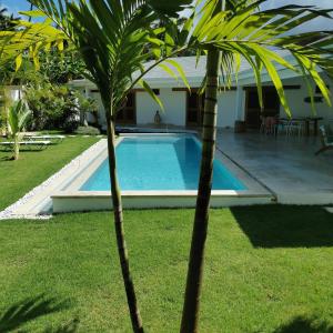 Bazén v ubytování Flor de Coco, Villa neuve, 5 chambres, 5 salles de bains et grande piscine à 250 mètres de la plage nebo v jeho okolí