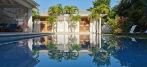 Bazén v ubytování Flor de Coco, Villa neuve, 5 chambres, 5 salles de bains et grande piscine à 250 mètres de la plage nebo v jeho okolí