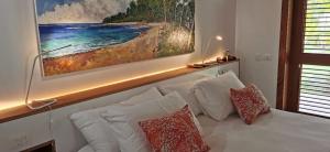 Postel nebo postele na pokoji v ubytování Flor de Coco, Villa neuve, 5 chambres, 5 salles de bains et grande piscine à 250 mètres de la plage
