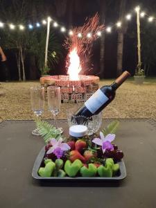 Nápoje v ubytování Glamping Amazonas