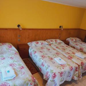 Voodi või voodid majutusasutuse Hostal & Cabañas Don Juan toas