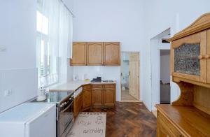 Kuchnia lub aneks kuchenny w obiekcie Willa Konradówka (apartament Tolin)