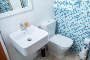 Koupelna v ubytování Casa Alicia