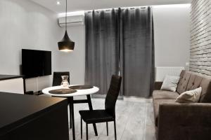Ruang duduk di Apartament Nowa Huta