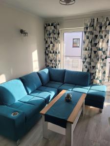 Posedenie v ubytovaní POBIEROWO BALTIC Apartament Turkusowy