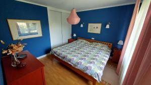 Postel nebo postele na pokoji v ubytování Villa Magnolia - Maison avec jardin sur la Côte d'Opale