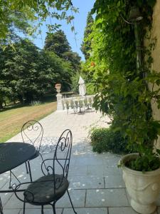 Zahrada ubytování B&B Château de Fajac la Selve