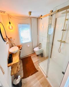 Koupelna v ubytování Trendy House Hattem nr64