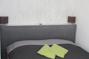 Postel nebo postele na pokoji v ubytování Apartmány Stříbro