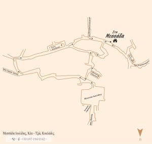 a map of mexico showing the attractions at Στη Μεσσάδα... Sti Messada... in Ioulis