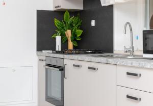 Kuchyňa alebo kuchynka v ubytovaní Apartmani Čanaki Supetar