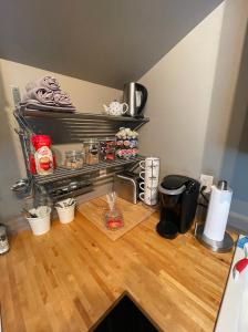 Η κουζίνα ή μικρή κουζίνα στο Cozy loft in Upper Gibsons