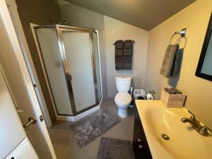 Ένα μπάνιο στο Cozy loft in Upper Gibsons