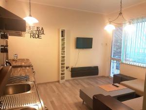A television and/or entertainment centre at Aheloy Apartments