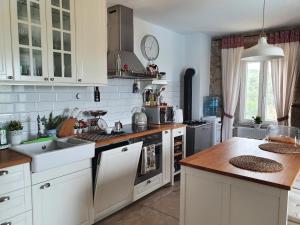 Kuchyňa alebo kuchynka v ubytovaní Stone House Rosuja
