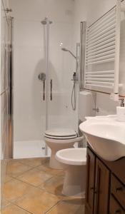 アルゲーロにあるOld Town Apartmentのバスルーム(トイレ、洗面台、シャワー付)
