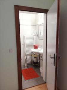 Posteľ alebo postele v izbe v ubytovaní Ferienwohnung Marina