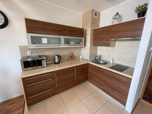 Kuchnia lub aneks kuchenny w obiekcie Apartament Aga