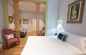 Postel nebo postele na pokoji v ubytování Hotel Oleum - Parking Gratuito Reserva Previa