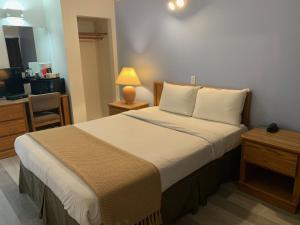 Letto o letti in una camera di Swiss Sunset Inn