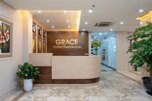 Vstupní hala nebo recepce v ubytování 그레이스 호텔 Grace Hotel & Residence