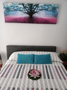 Giường trong phòng chung tại ESTUDIO EMMA