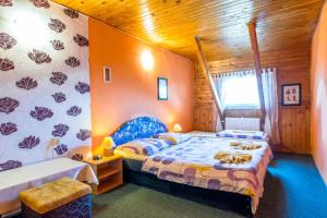 Voodi või voodid majutusasutuse Hotel Fran toas