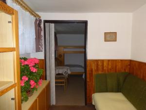 Katil dua tingkat atau katil-katil dua tingkat dalam bilik di Apartmán - Dagmar