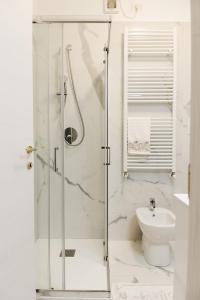 Et badeværelse på Appartamento Afrodite