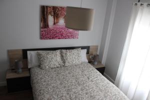 Postel nebo postele na pokoji v ubytování INCREIBLE APARTAMENTO CENTRO GRANADA ALHAMBRA