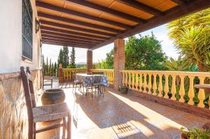 Balkon lub taras w obiekcie Magic cotagge 5 minutes from Nerja and Frigiliana