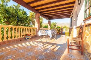 Balkon lub taras w obiekcie Magic cotagge 5 minutes from Nerja and Frigiliana