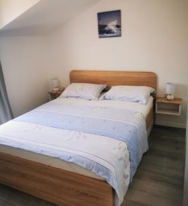 Postel nebo postele na pokoji v ubytování Apartmani "Ivan"