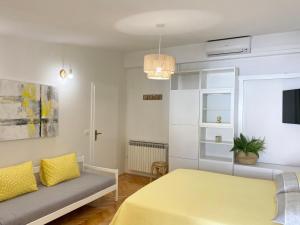 TV a/nebo společenská místnost v ubytování Apartmani Marko