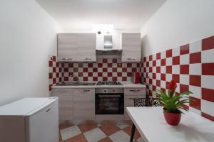 Kuchyňa alebo kuchynka v ubytovaní Pepigall Apartments