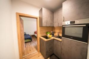 Köök või kööginurk majutusasutuses Appartments Kramer