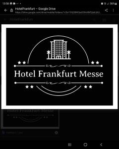 Hotel Frankfurt Messe的证书、奖牌、标识或其他文件