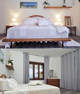 Säng eller sängar i ett rum på La fontanella