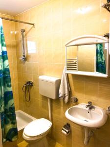 Koupelna v ubytování Apartmani vila Todor