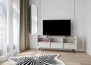 Telewizja i/lub zestaw kina domowego w obiekcie Kurkowa Apartments