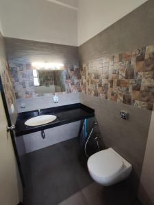 Koupelna v ubytování Nivritti Villa