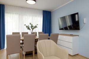 Telewizja i/lub zestaw kina domowego w obiekcie Yourapartment Theresien