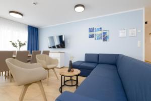 Telewizja i/lub zestaw kina domowego w obiekcie Yourapartment Theresien