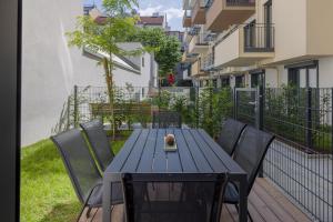 Balkon lub taras w obiekcie Yourapartment Theresien