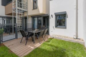 Budynek, w którym mieści się apartament