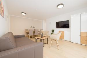 Telewizja i/lub zestaw kina domowego w obiekcie Yourapartment Theresien